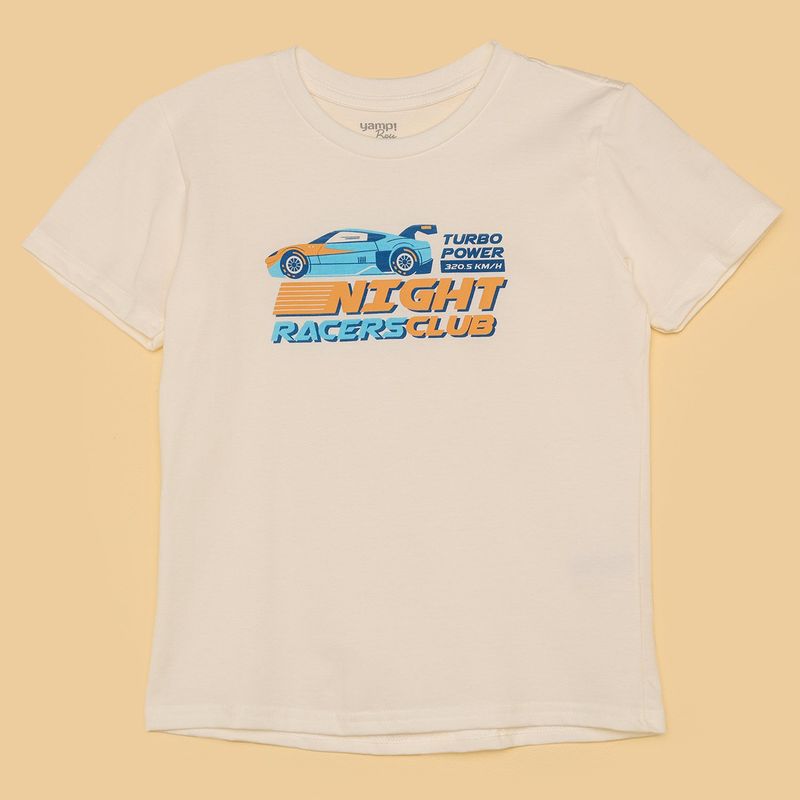 YAMP - Camiseta Niño con Estampado Print Manga corta Yamp