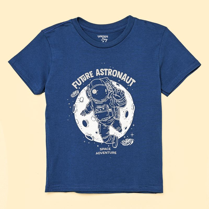 YAMP - Camiseta Niño con Estampado Print Manga corta Yamp