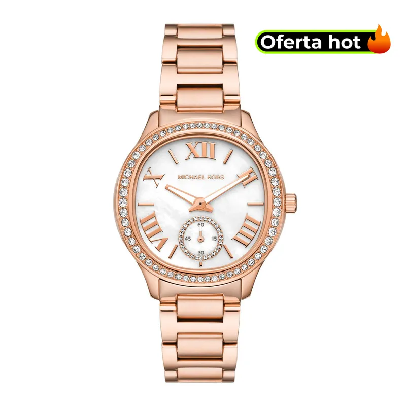 MICHAEL KORS - Relój Michael Kors Sage. Relój Acero Inoxidable Oro Rosa MK4806