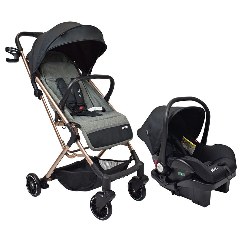 PRIORI - Coche paseador Priori Coche bebé Travel System Noah Negro