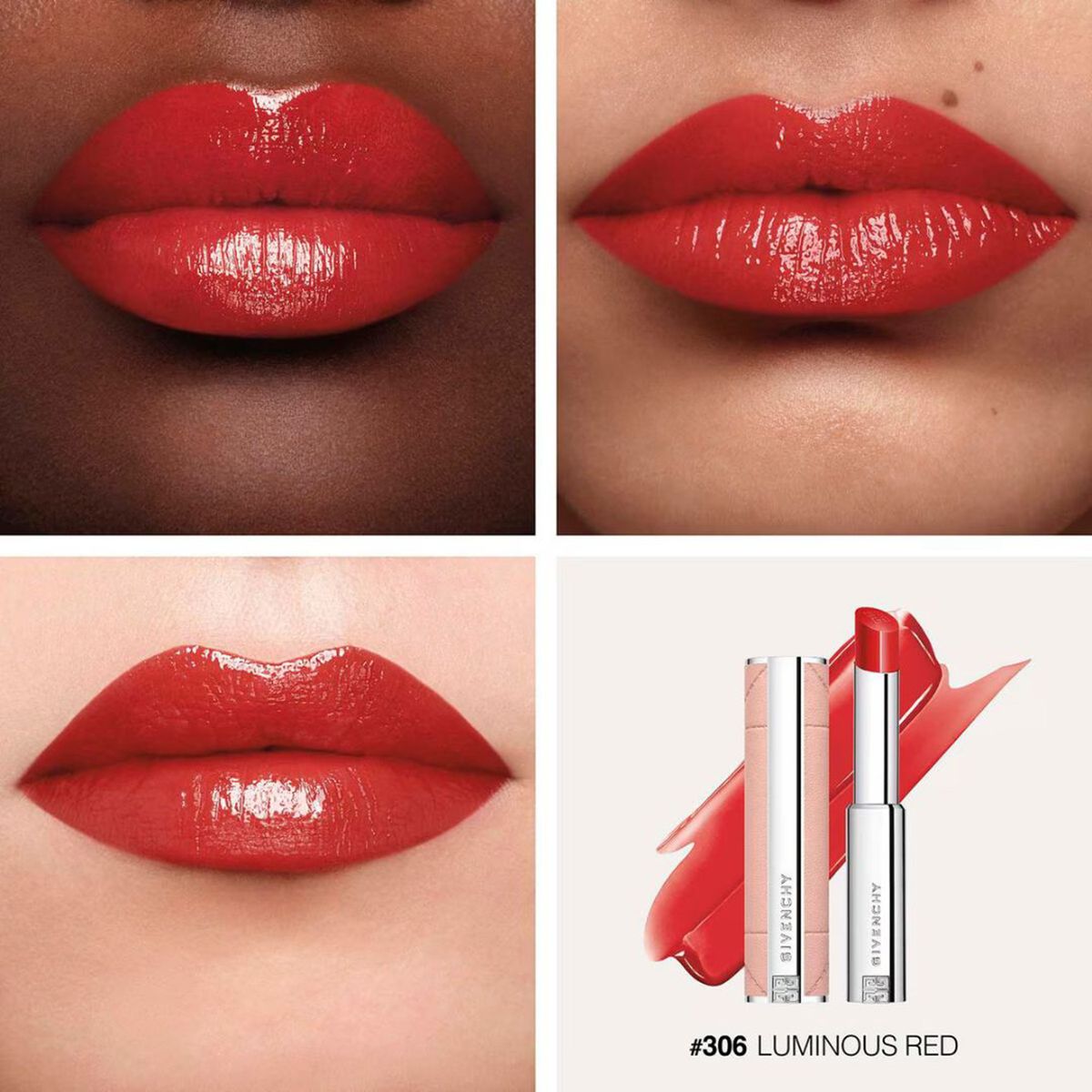 GIVENCHY - Labial Rose Perfecto Shine Givenchy 3.2G