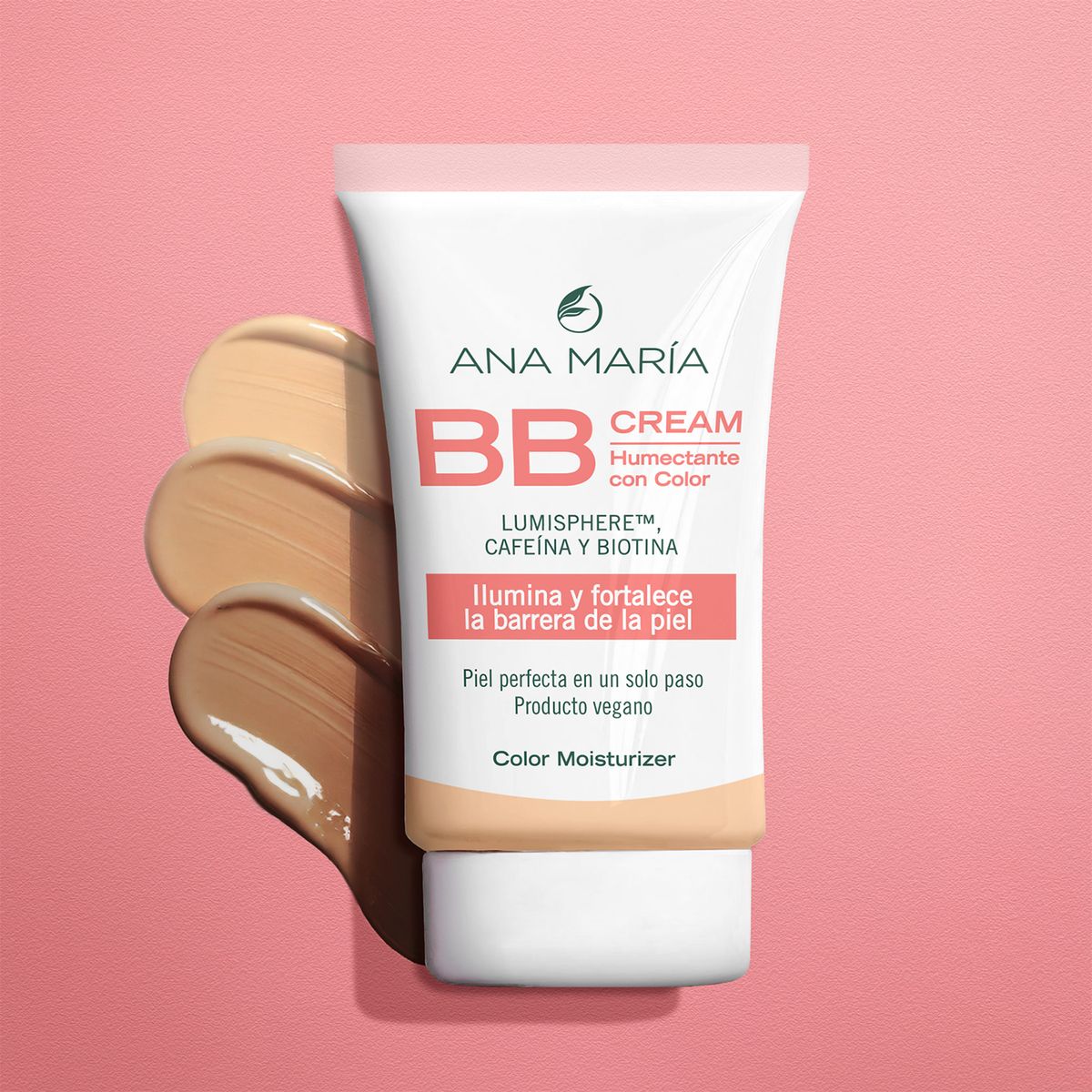 ANA MARIA - Hidratante facial HUMECTANTE CON COLOR MEDIO AM Ana Maria para Todo tipo de piel 30g