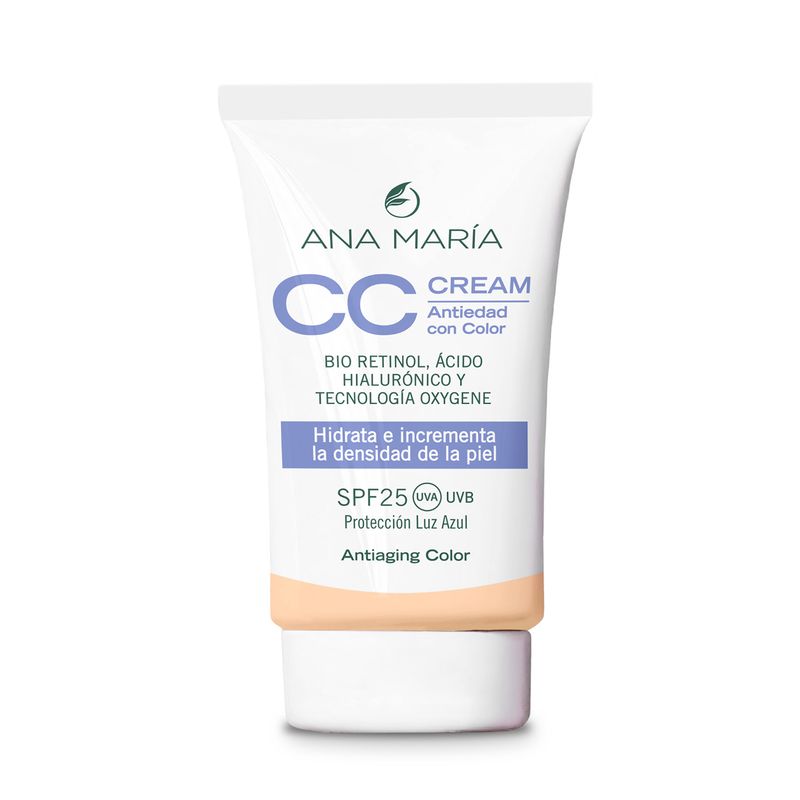 ANA MARIA - Tratamiento antiedad CON COLOR CC CREAM CLARO Ana Maria para Todo tipo de piel 30g