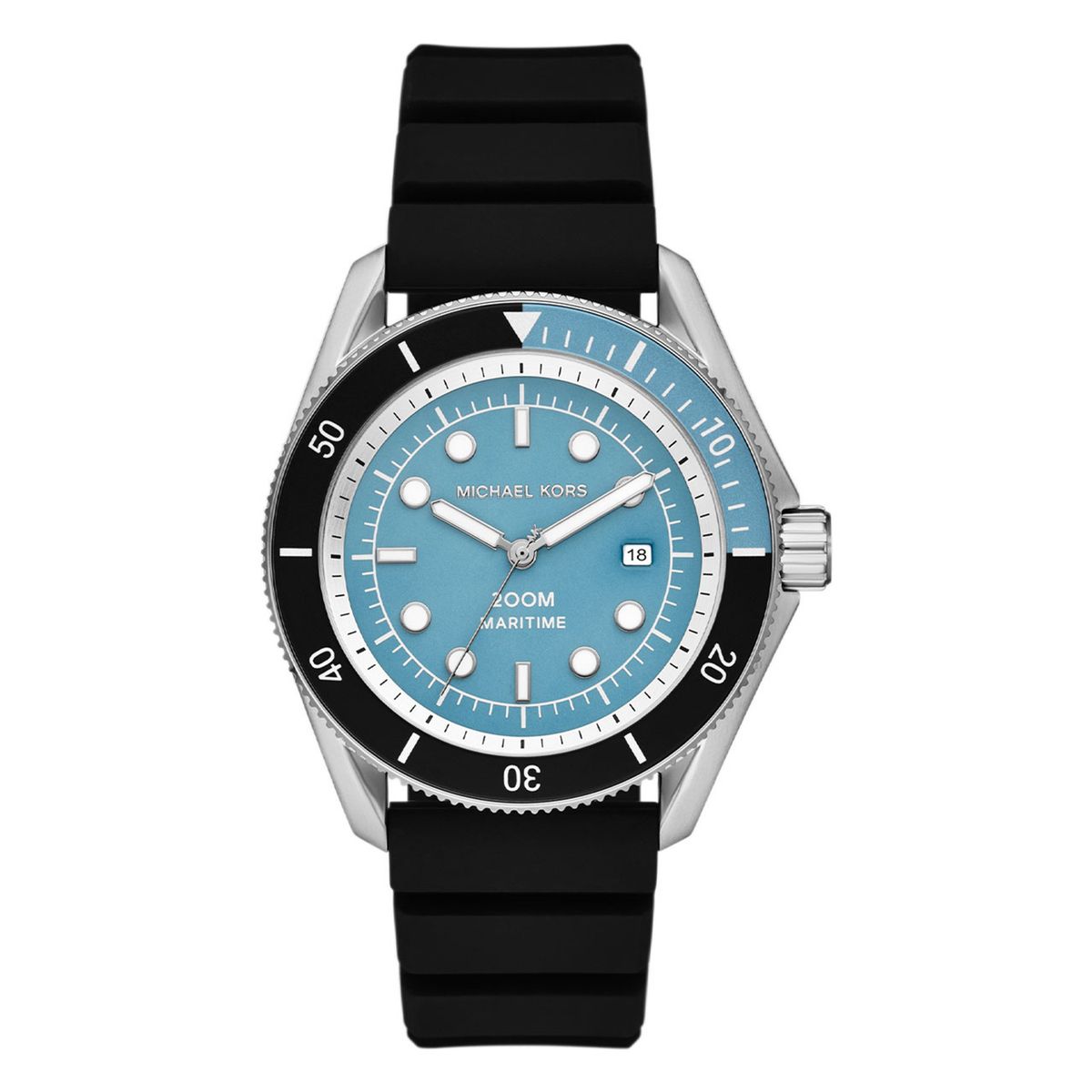MICHAEL KORS - Reloj Hombre Michael Kors Maritime. Reloj Silicona Negro MK9167