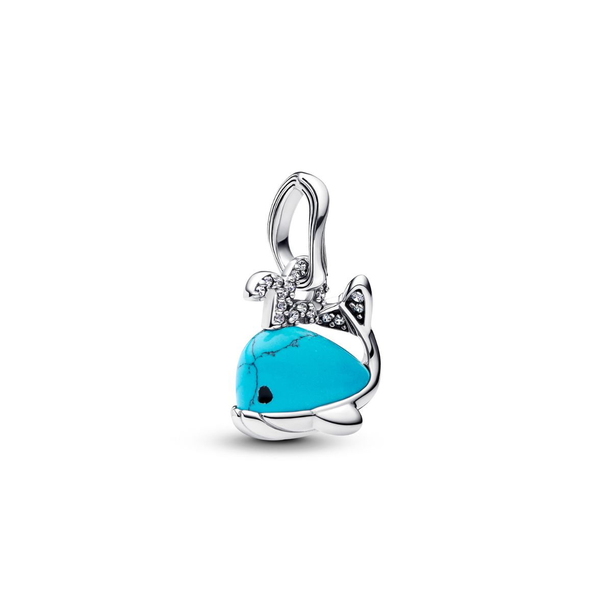 PANDORA - Charm Pandora Colgante Ballena Color Turquesa Plata Esterlina