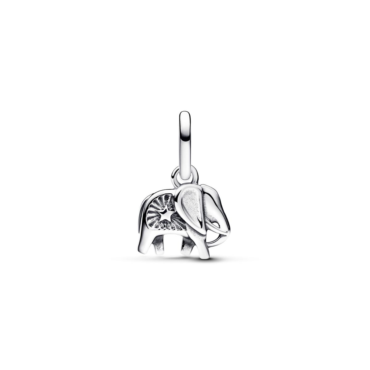 PANDORA - Charm Pandora Mini Colgante Elefante Azul Plata Esterlina