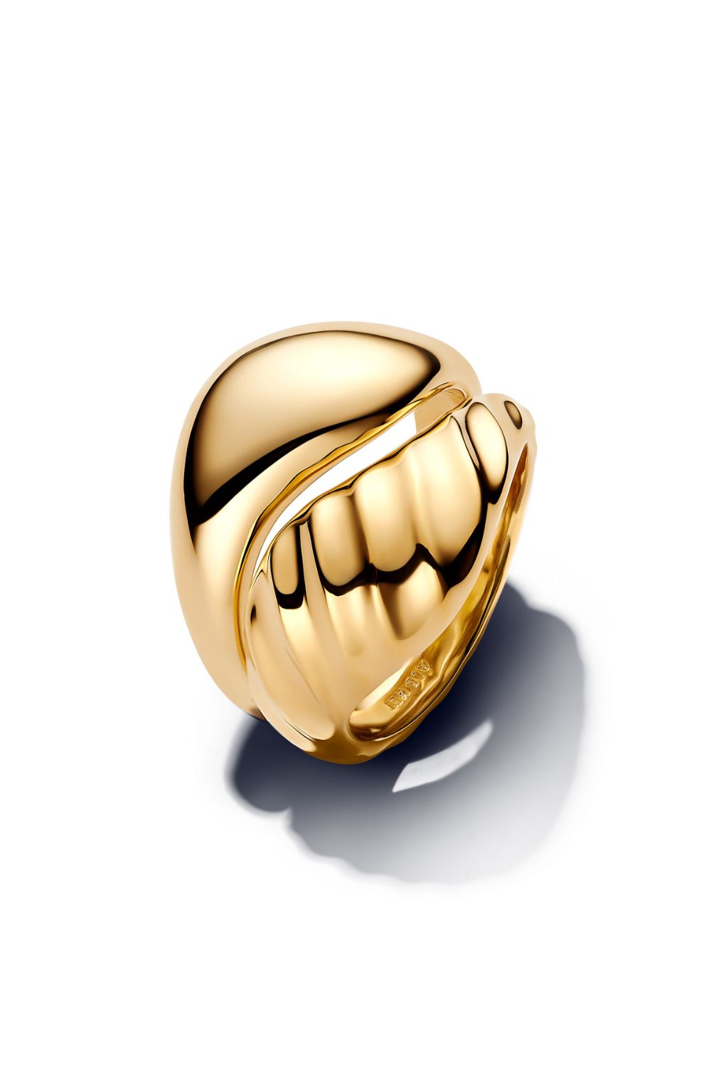 PANDORA - Anillos Pandora Ondas para Combinar Recubrimiento en Oro