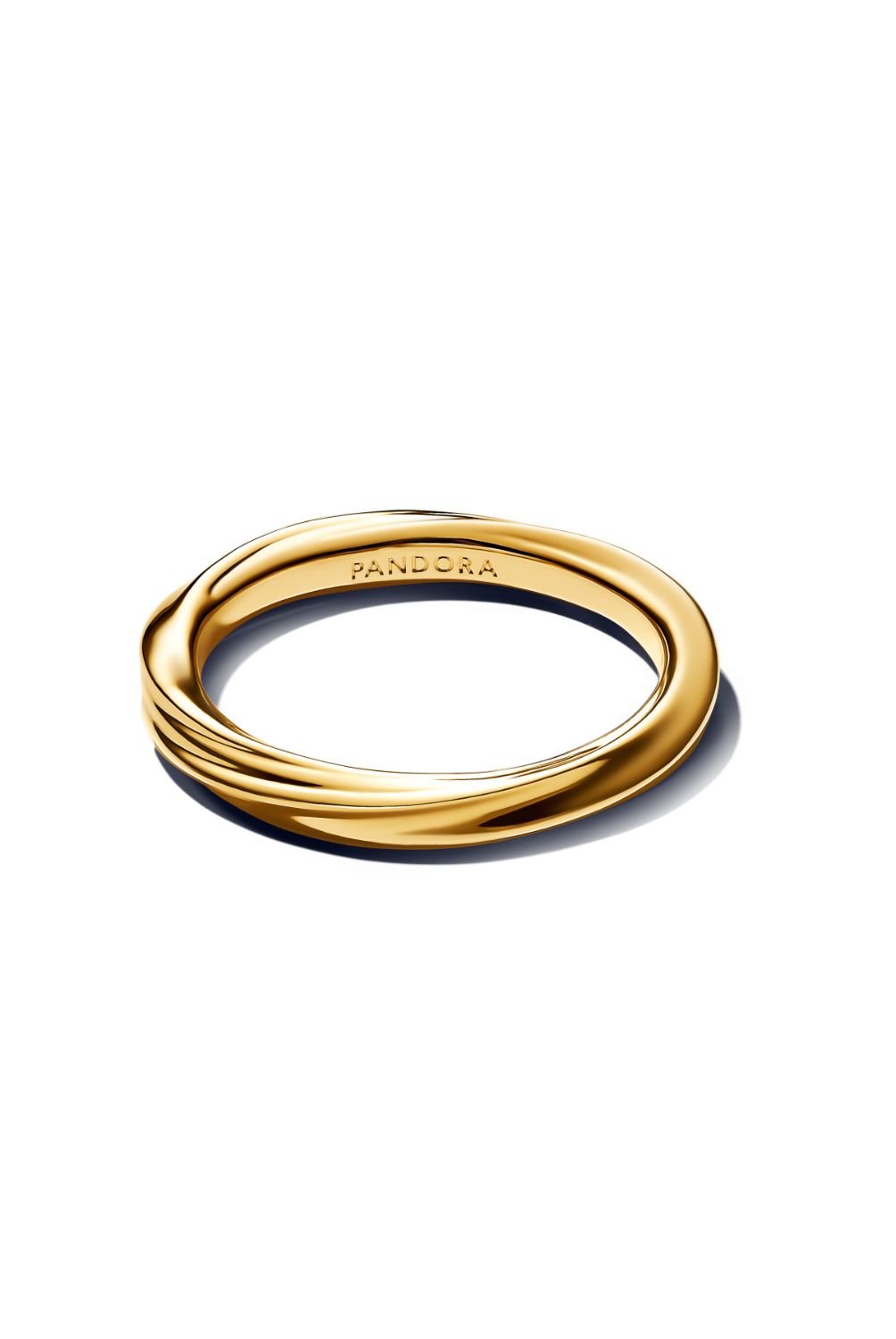 PANDORA - Anillo Pandora Torcido Recubrimiento en Oro