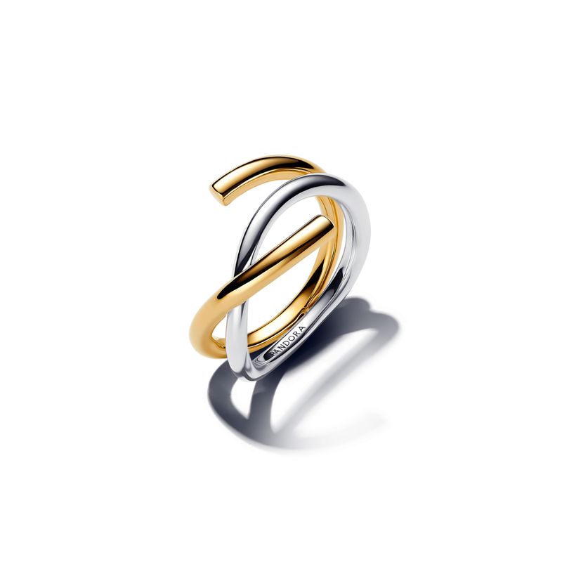 PANDORA - Anillo Pandora Forma Orgánica Pandora Dos tonos