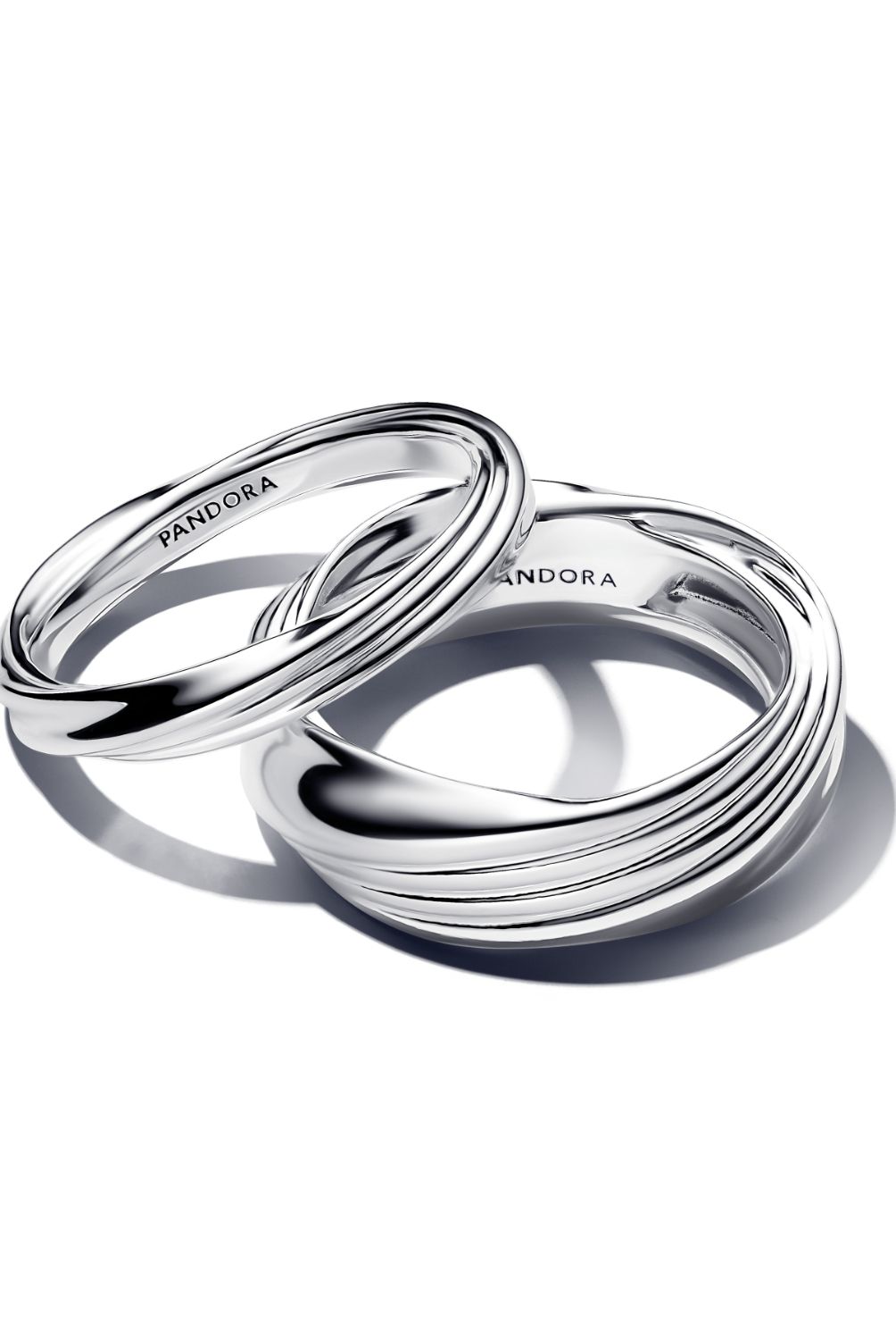 PANDORA - Anillo Pandora Doble Torcido Plata Esterlina