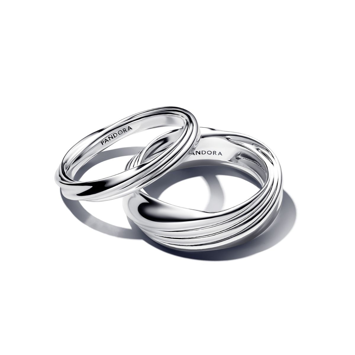PANDORA - Anillo Pandora Doble Torcido Plata Esterlina