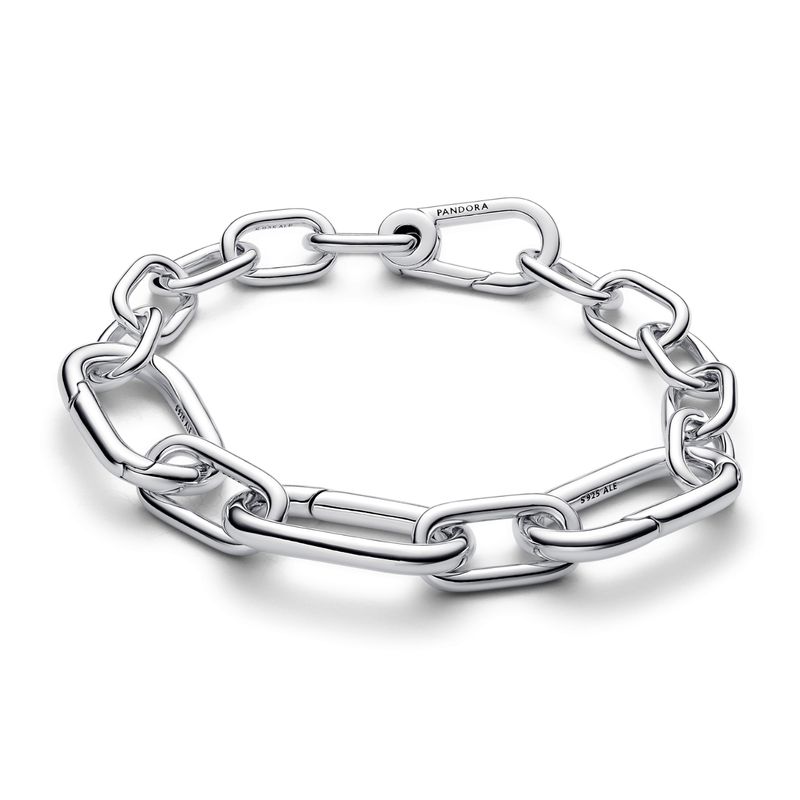 PANDORA - Brazalete Pandora Cadena de Eslabones Grandes Plata Esterlina