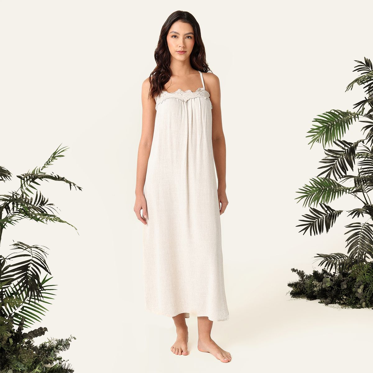 BAHIA MARIA X FALABELLA - Vestido de dormir Mujer Largo Bahia Maria x Falabella