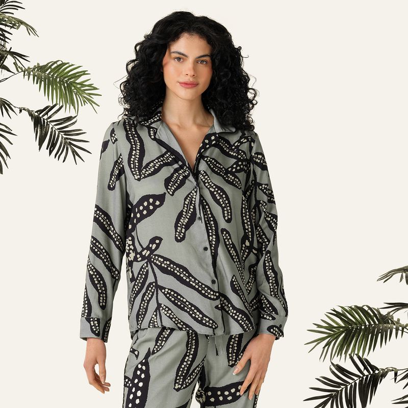 BAHIA MARIA X FALABELLA - Pijama completa con pantalón Mujer Largo Manga larga Bahia Maria x Falabella