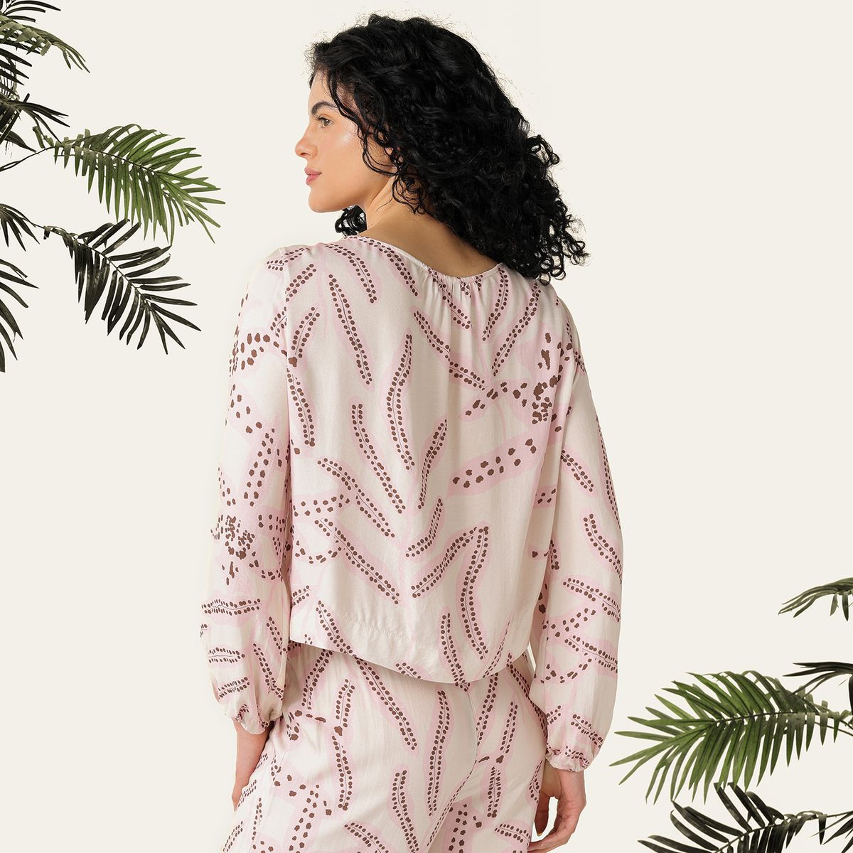 BAHIA MARIA X FALABELLA - Pijama completa con pantalón Mujer Largo Manga larga Bahia Maria x Falabella