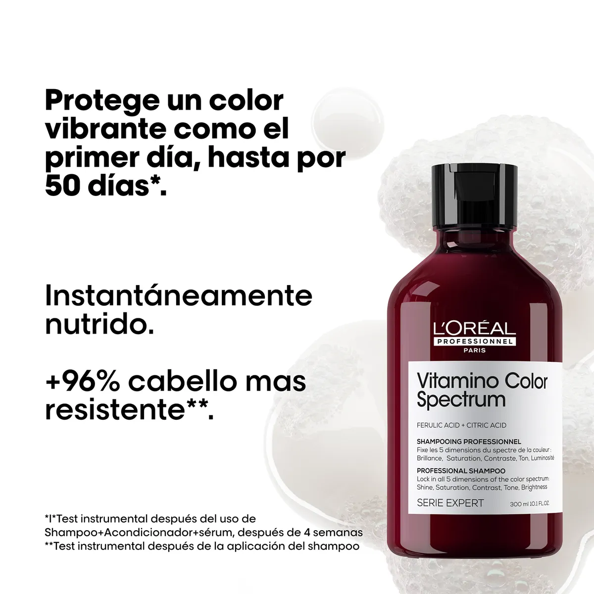 LOREAL PROFESSIONNEL - Shampoo L'Oréal Professionnel Vitamino Color Spectrum Protección del color 300 ml