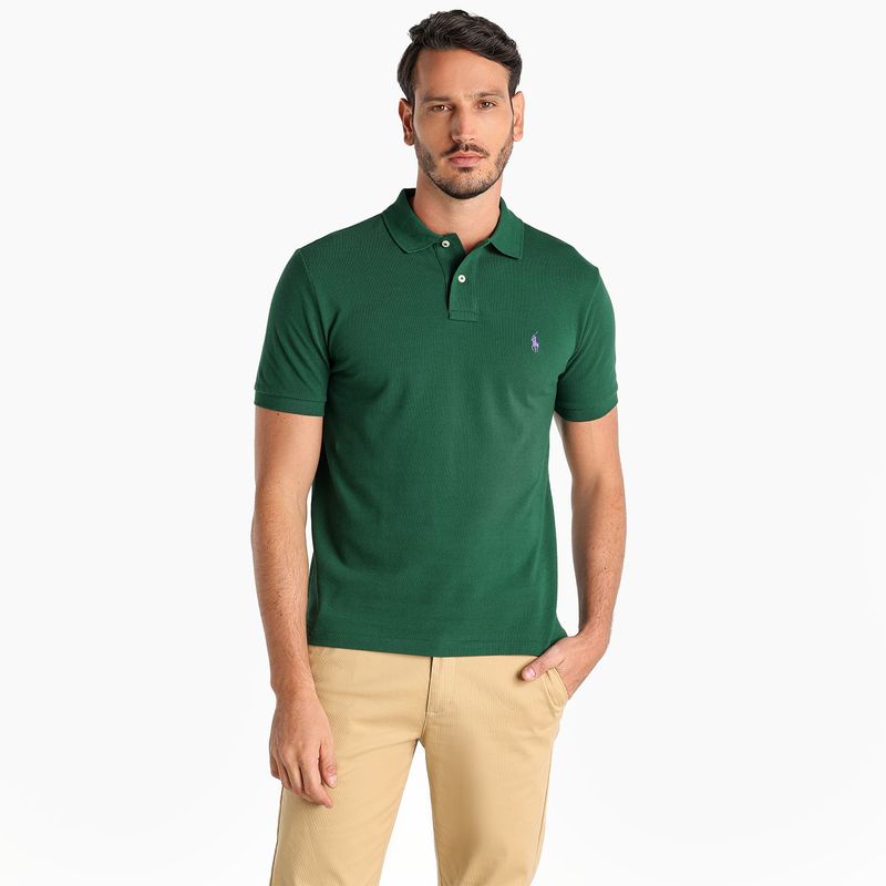 POLO RALPH LAUREN - Camiseta polo Hombre Custom Slim Fit Polo Ralph Lauren