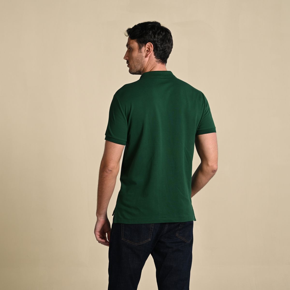 POLO RALPH LAUREN - Camiseta Polo Hombre Manga Corta Custom Slim Fit Polo Ralph Lauren