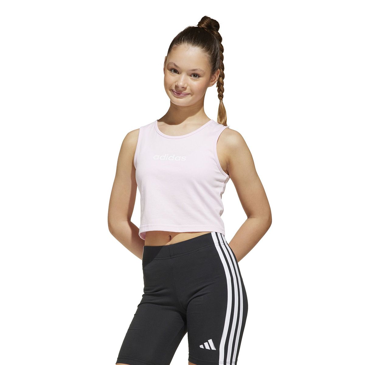 ADIDAS - Top Deportivo Niña Logo Algodón Adidas Lifestyle