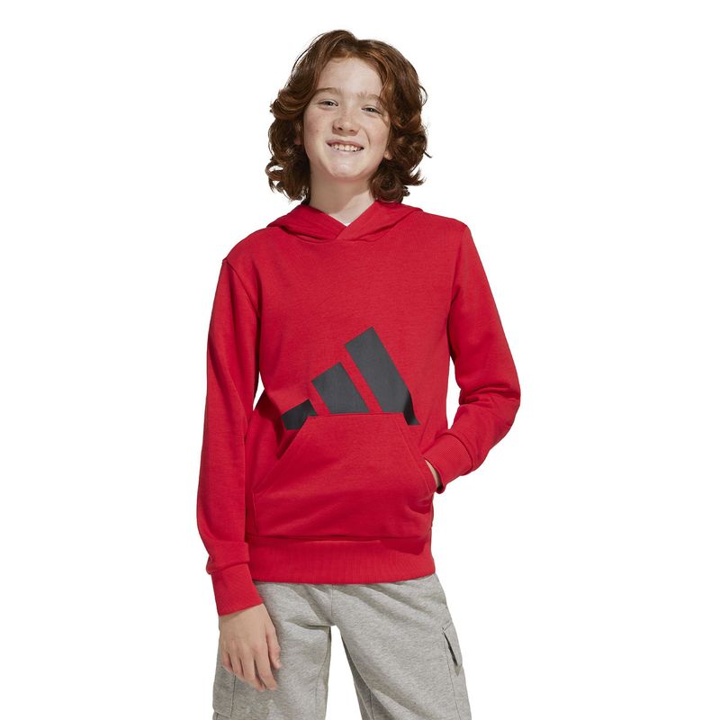 ADIDAS - Saco Unisex niño  Logo Con capucha Algodón Adidas