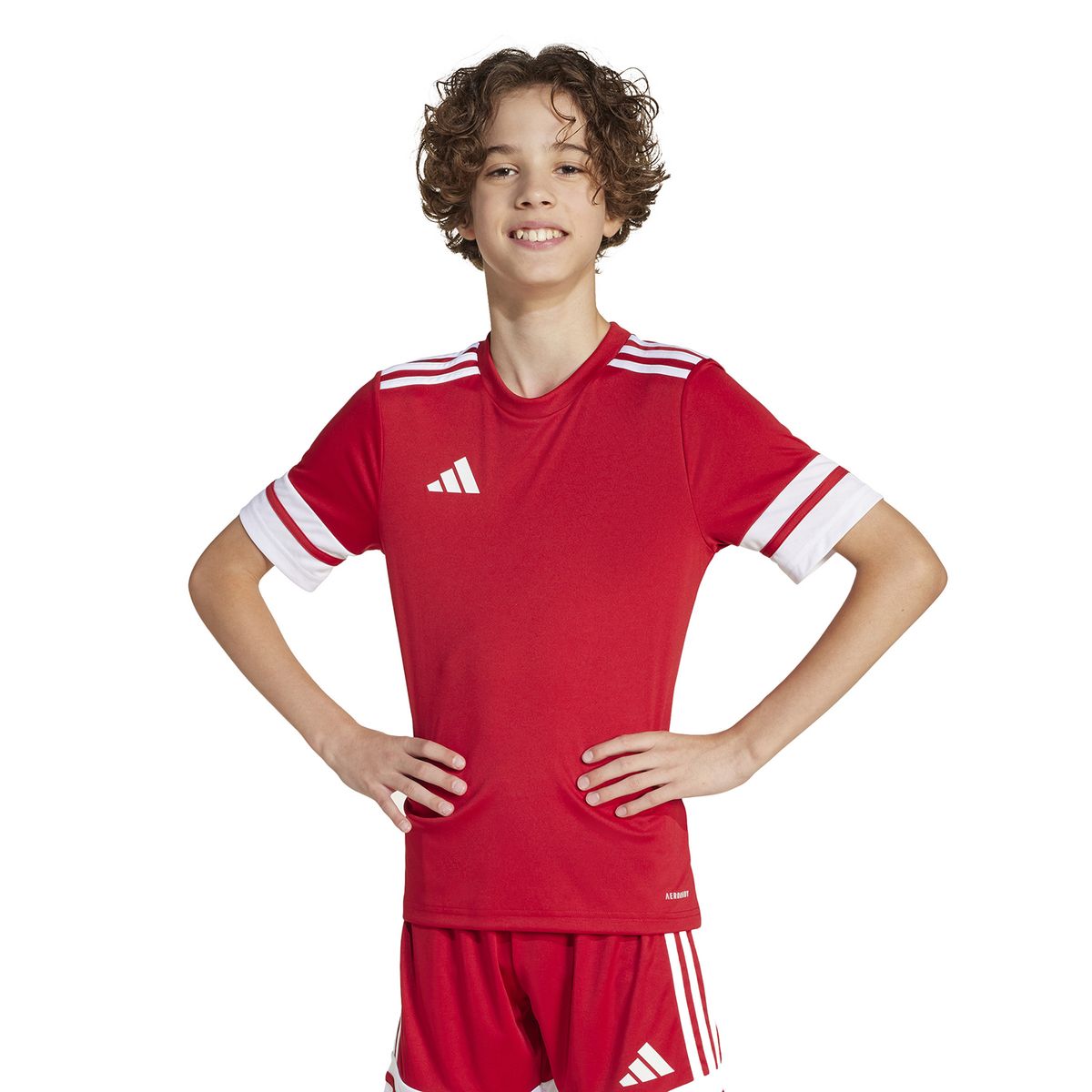 ADIDAS - Camiseta Deportiva Unisex niño Logo Manga corta Adidas Training