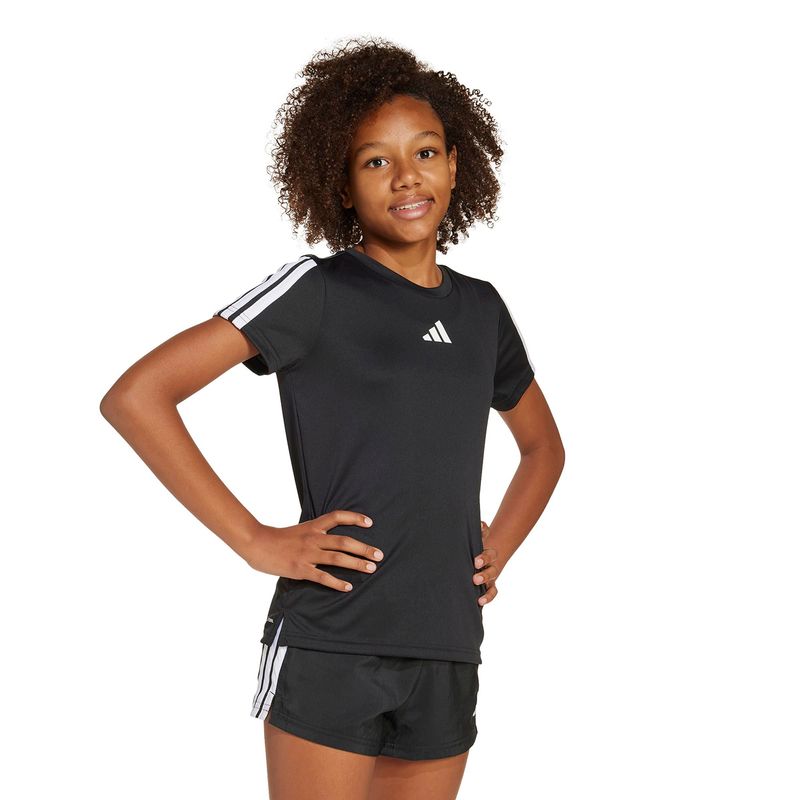 ADIDAS - Camiseta deportiva Niña  Logo  Manga corta Adidas