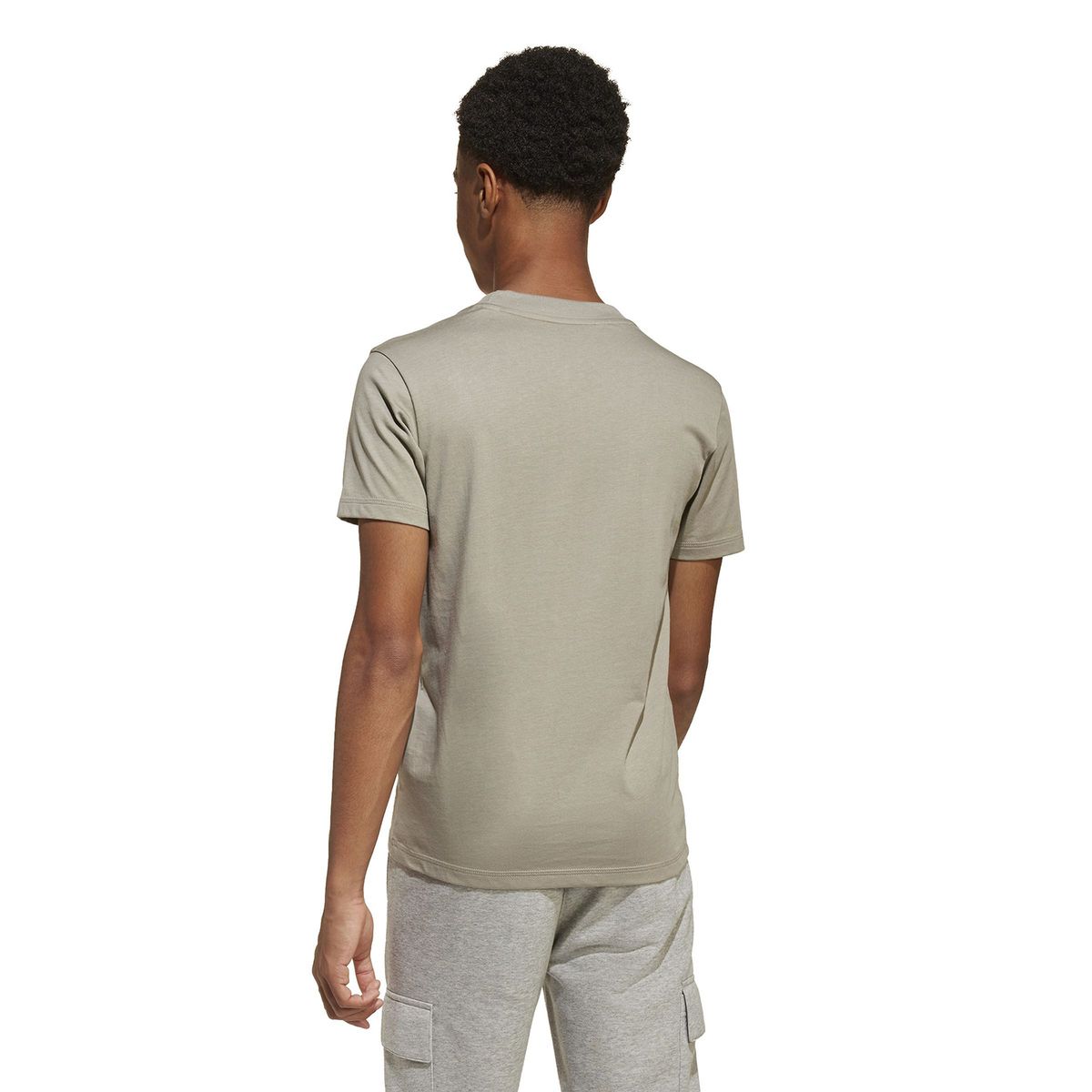 ADIDAS - Camiseta Unisex niño Logo Manga corta Algodón Adidas Lifestyle