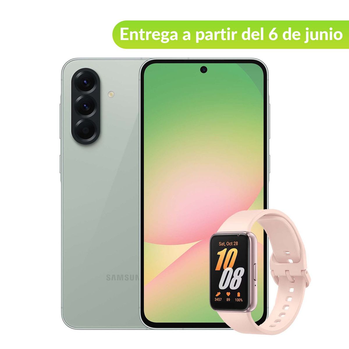 SAMSUNG - Celular Samsung Galaxy A56 incluye Fit 3 Rosada 5G | 256GB |8GB RAM 