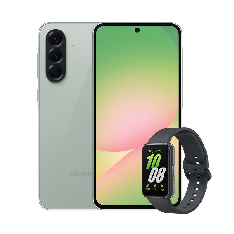 SAMSUNG - Celular Samsung Galaxy A56 5G Negro + Fit 3 Negra + 256GB |8GB RAM | cámara posterior 50 MP| cámara frontal 12 MP | pantalla 6.7 pulgadas + Exynos 1580