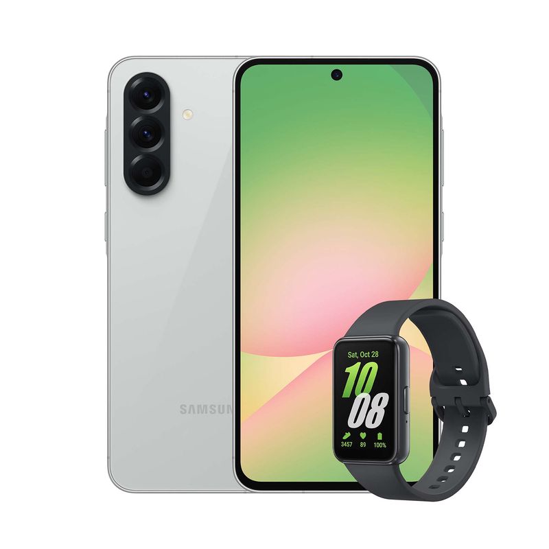SAMSUNG - Celular Samsung Galaxy A56 5G Negro + Fit 3 Negra + 256GB |8GB RAM | cámara posterior 50 MP| cámara frontal 12 MP | pantalla 6.7 pulgadas + Exynos 1580
