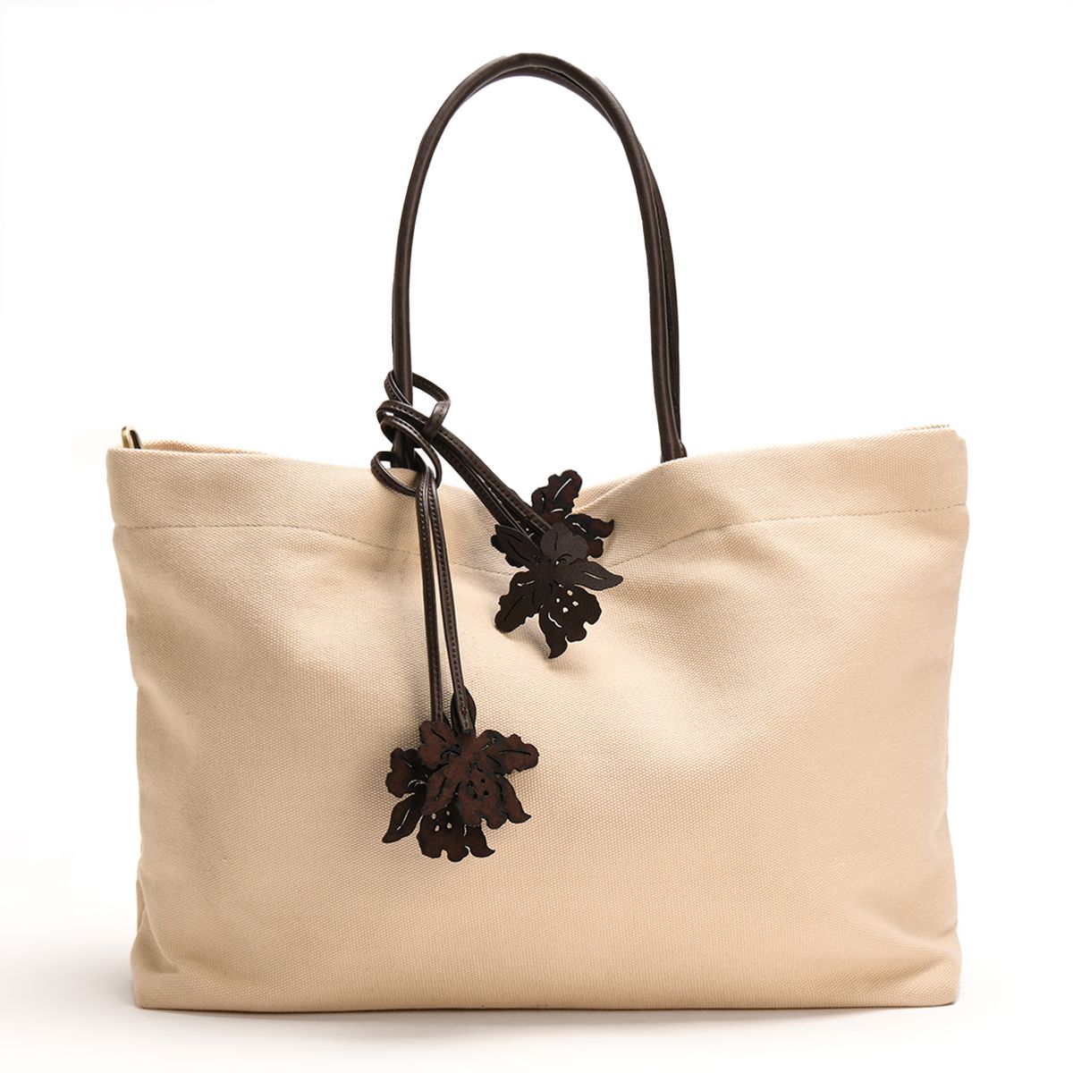 BAHIA MARIA X FALABELLA - Bolso Playero Cafe Chocolate Bahia Maria x Falabella 