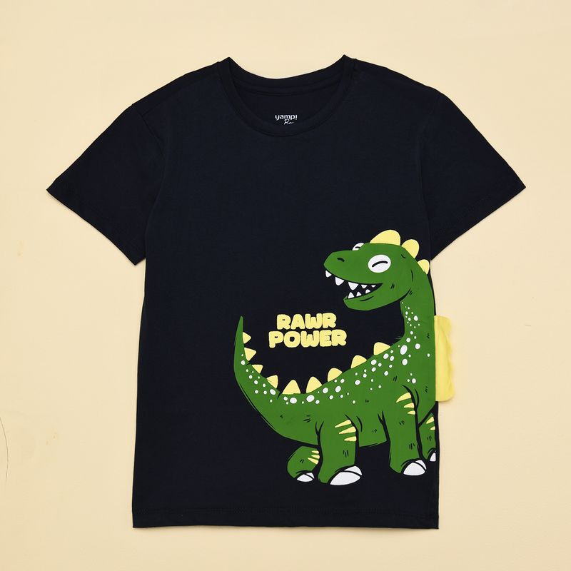 YAMP - Camiseta Niño Estampado Print de Algodón Yamp