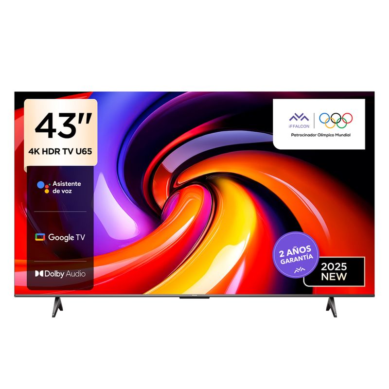 IFFALCON - Televisor iFFALCON (By TCL) | 43 Pulgadas 4K UHD | 43U65 Google TV