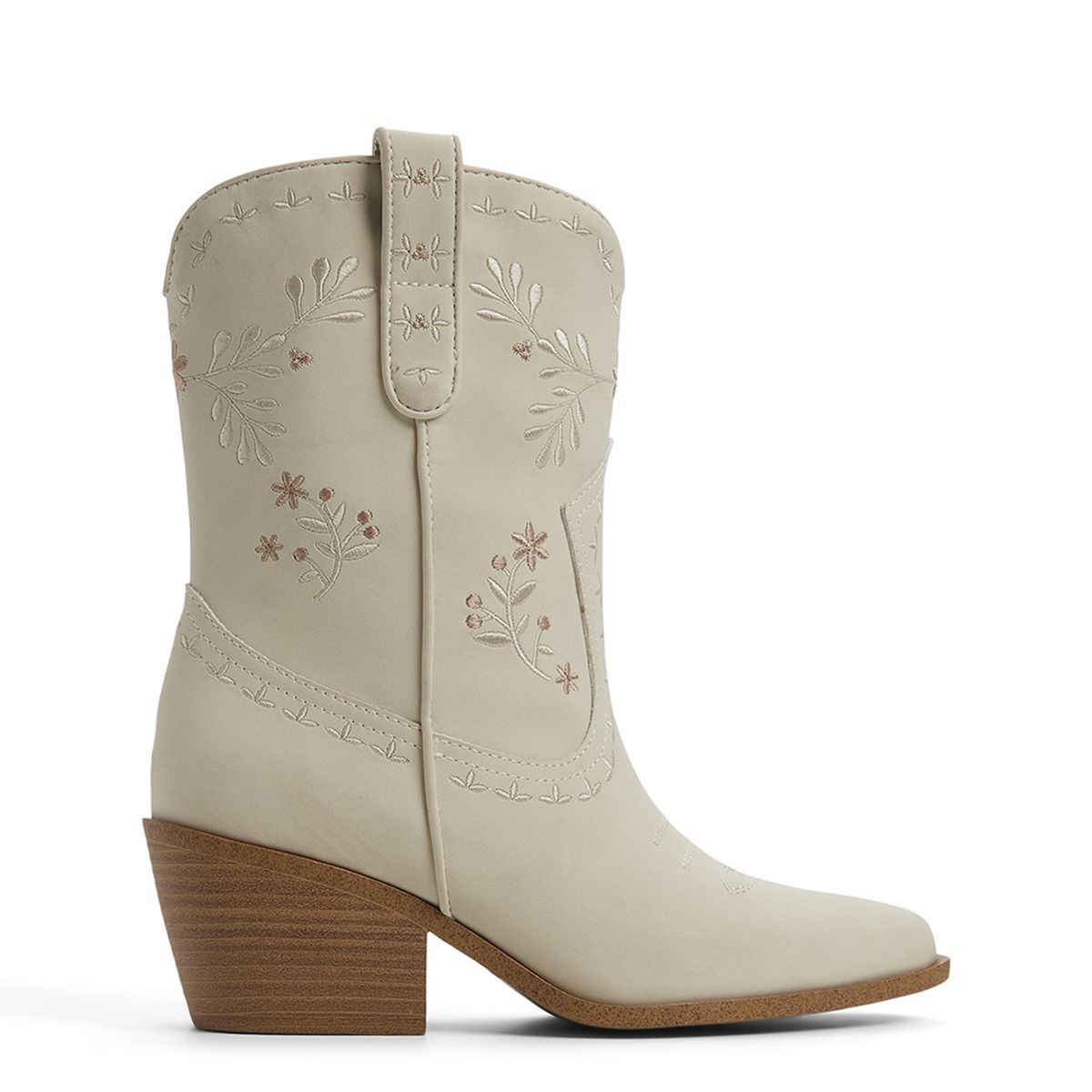 CALL IT SPRING - Botas texanas Call It Spring Mujer con tacón Cónico Emmiemay Blancas