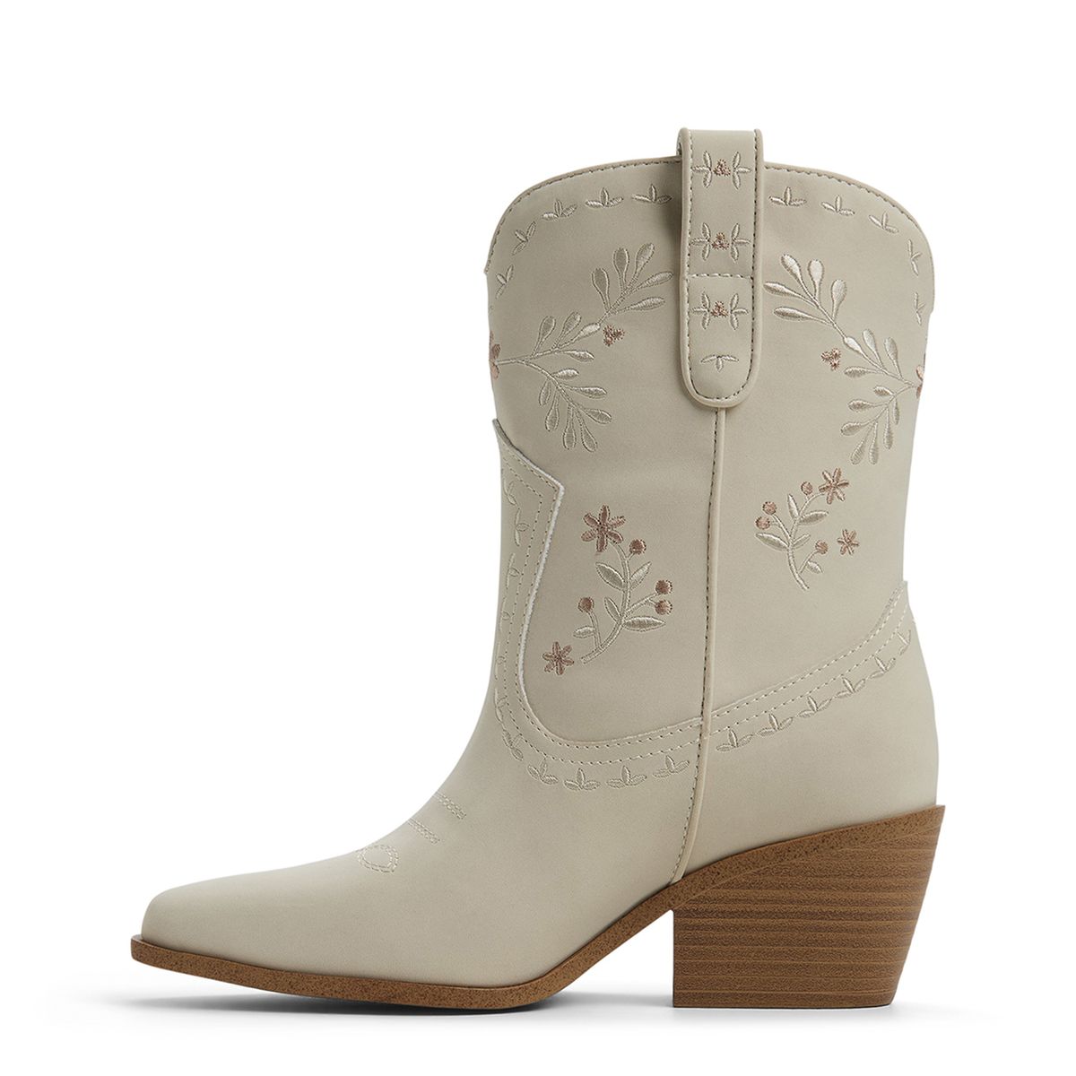 CALL IT SPRING - Botas texanas Call It Spring Mujer con tacón Cónico Emmiemay Blancas