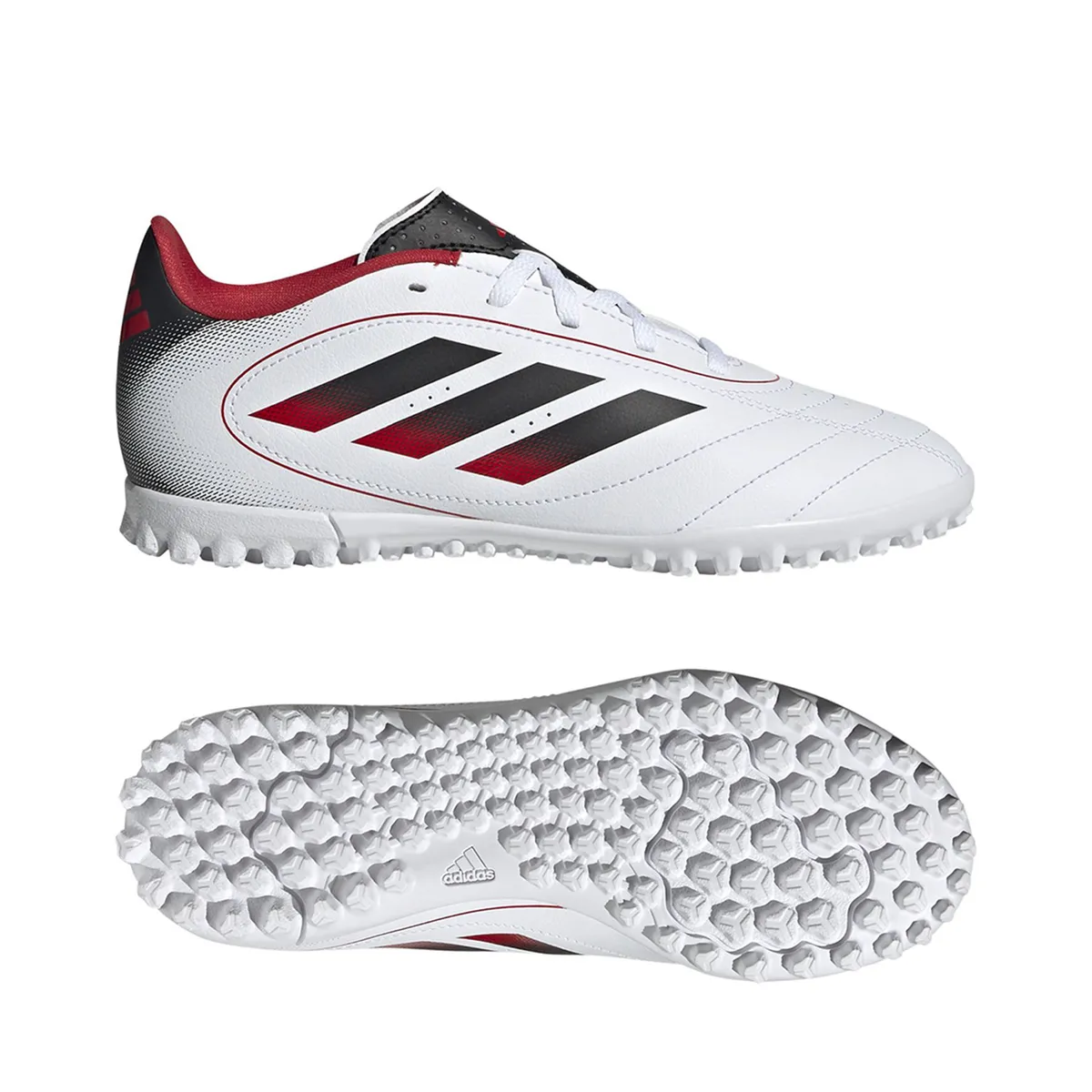 ADIDAS - Guayos cancha sintética Adidas Goletto IX TF Niño Blancos