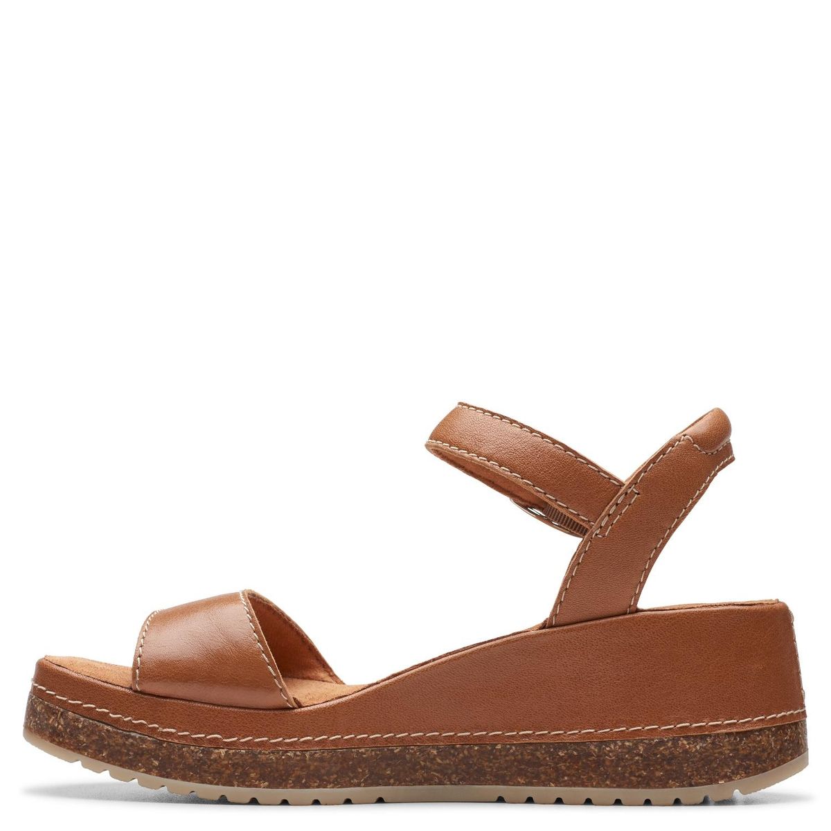 CLARKS - Sandalias Clarks para Mujer con tacón Tacón corrido Kassanda Lily Cafés