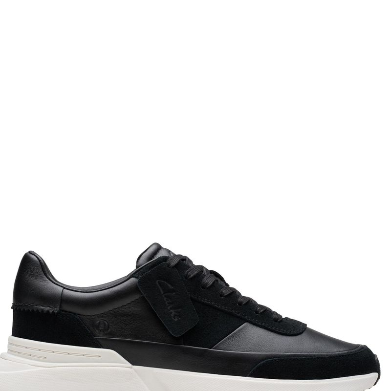 CLARKS - Tenis Clarks Moda Craft Pace Hombre Negros