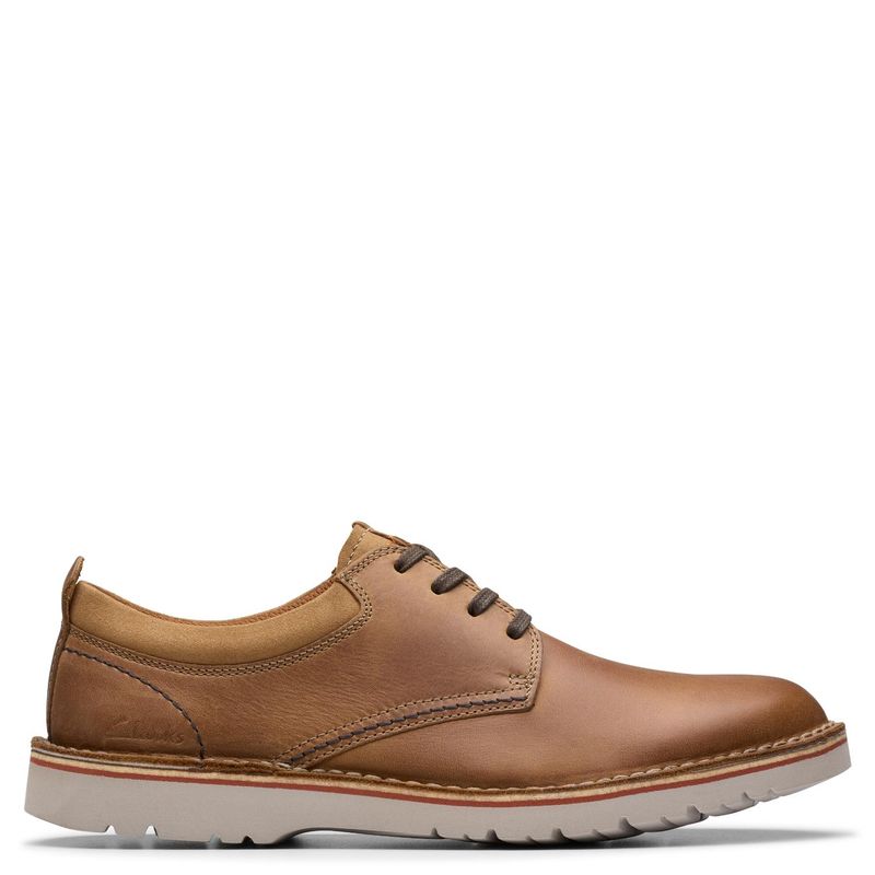 CLARKS - Zapatos casuales Clarks para Hombre Eastridge Low Cafés