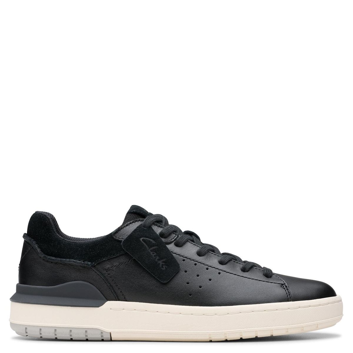 CLARKS - Tenis Clarks Moda Courtlite 2 Run Hombre Negros