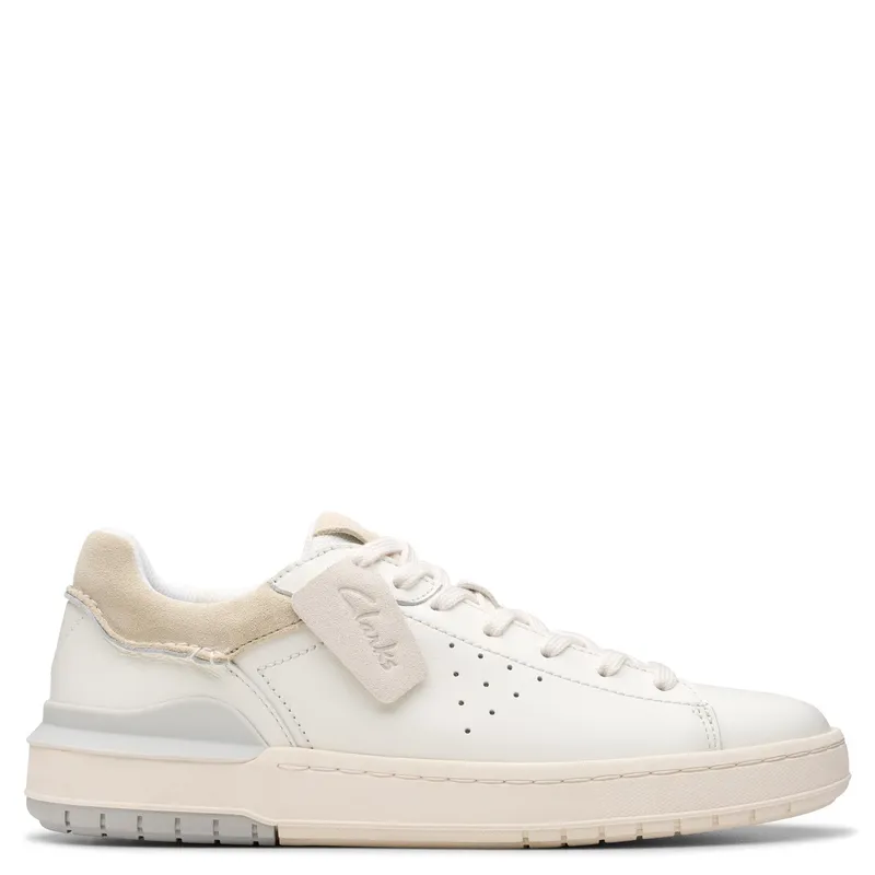 CLARKS - Tenis Clarks Moda Courtlite 2 Run Hombre Blancos