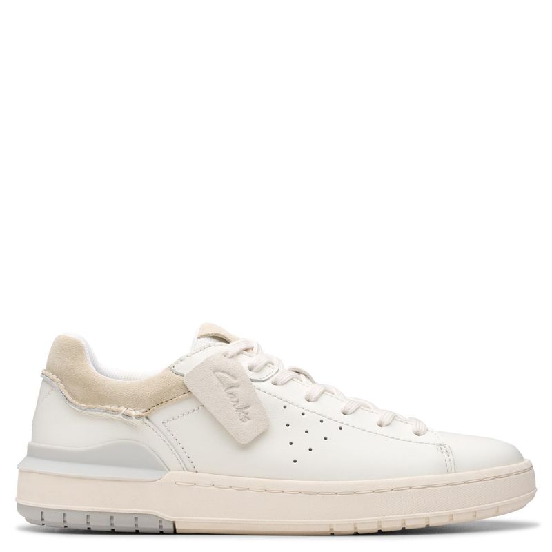 CLARKS - Tenis Clarks Moda Courtlite 2 Run Hombre Blancos