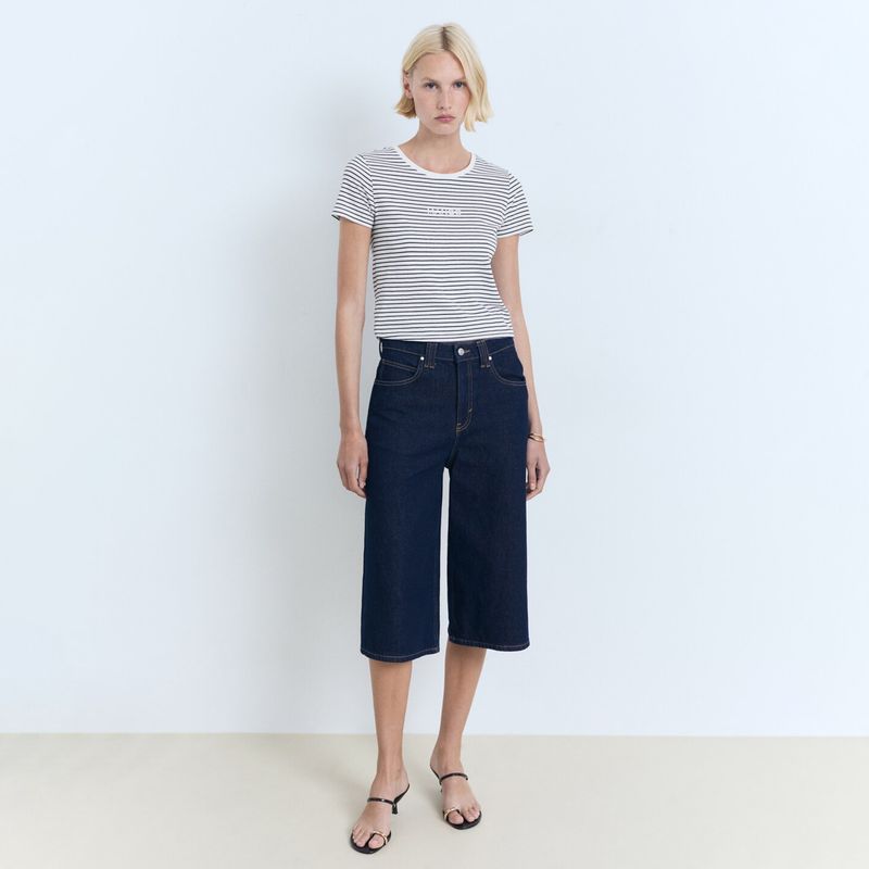 MANGO - Camiseta Mujer con Estampado Manga corta MANGO
