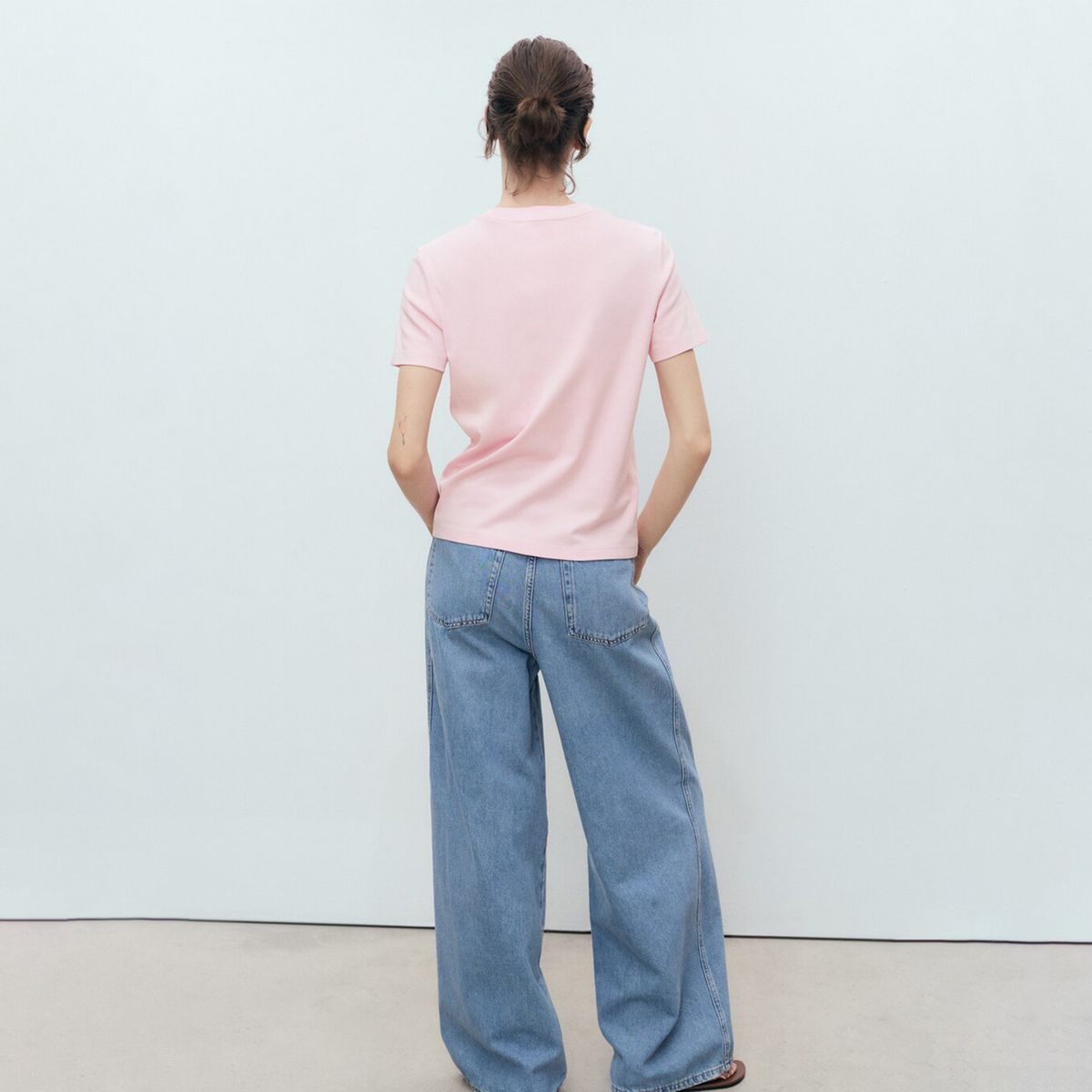 MANGO - Camiseta Mujer Manga corta de Algodón MANGO