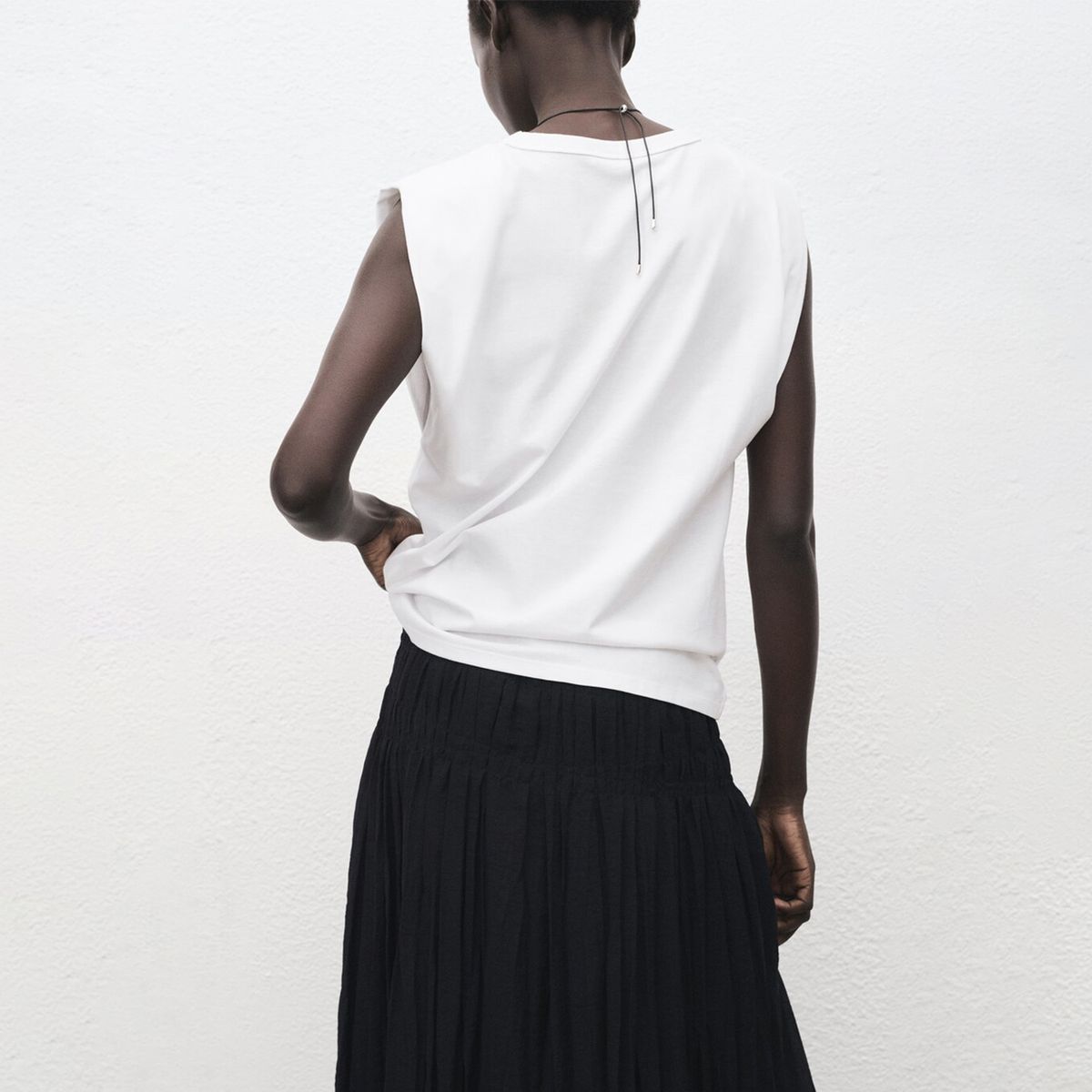 MANGO - Camiseta Mujer Manga corta de Algodón MANGO