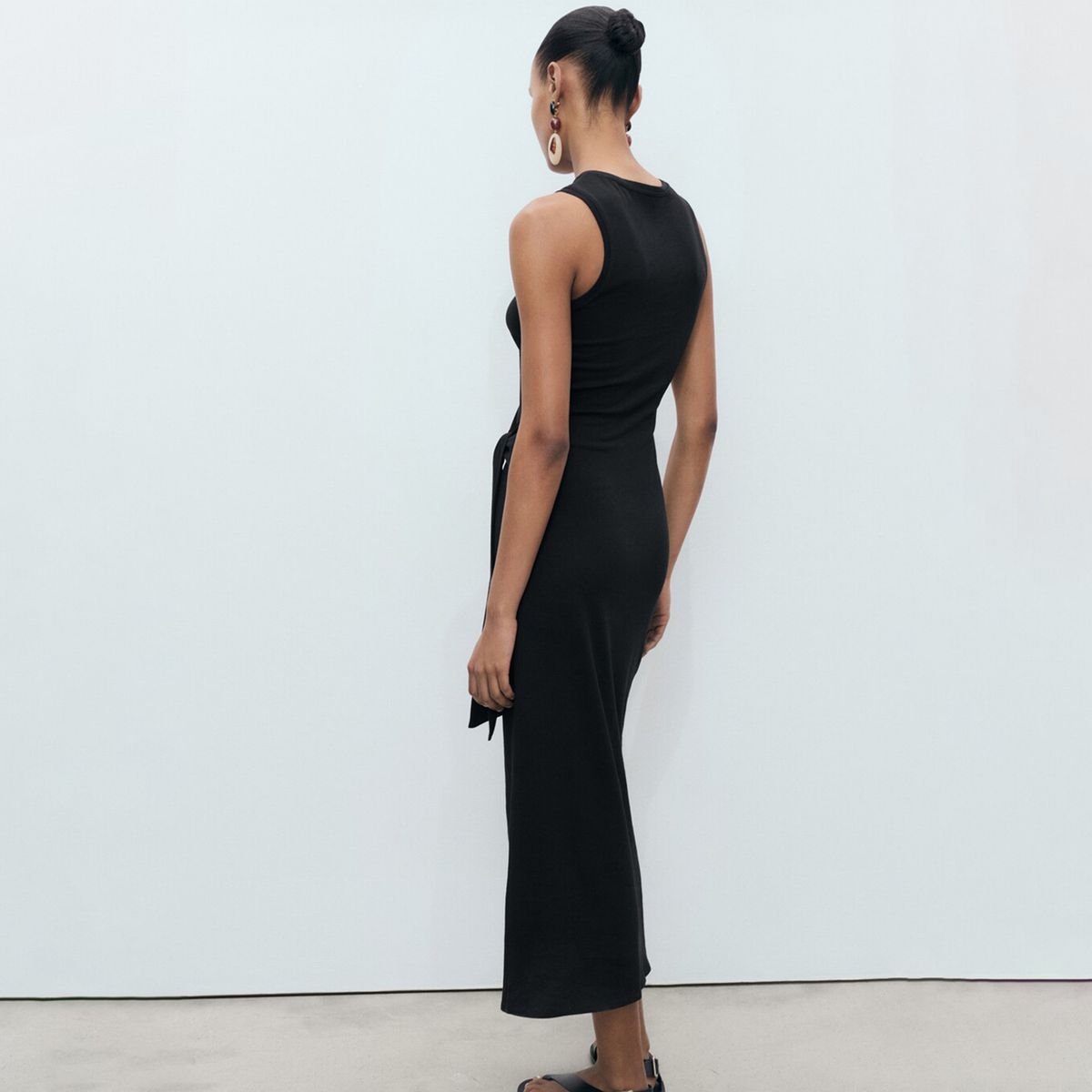 MANGO - Vestido Mujer Largo Casual de Algodón MANGO