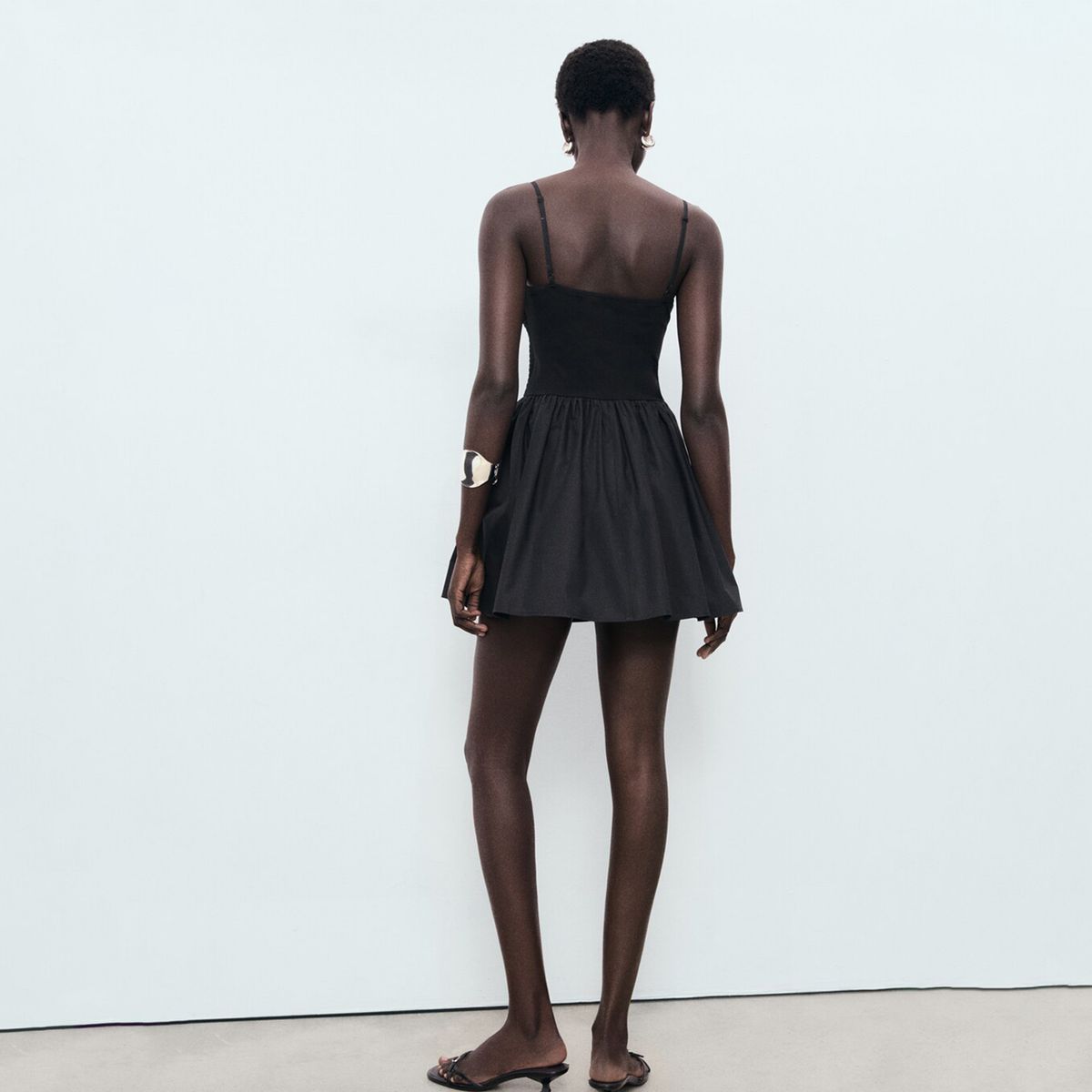 MANGO - Vestido Mujer Corto de Algodón Mango 