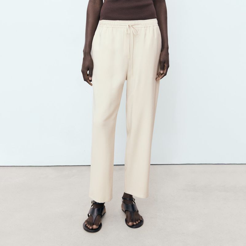MANGO - Pantalón Culotte Mujer Tiro alto MANGO