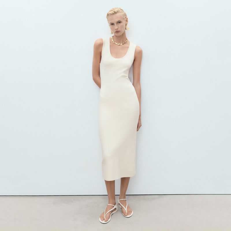 MANGO - Vestido Mujer Medio MANGO