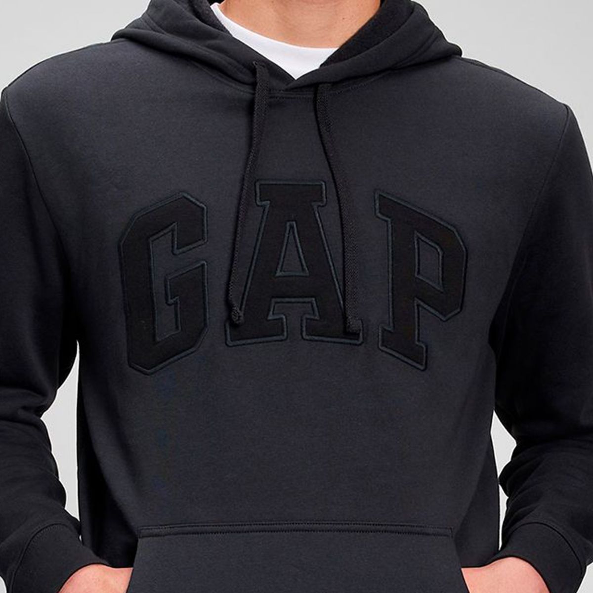 GAP - Hoodie Hombre con Logo de Algodón GAP
